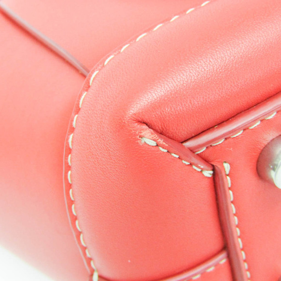 BOTTEGA VENETA Red Leather Shoulder Bag - Picture 4 of 14